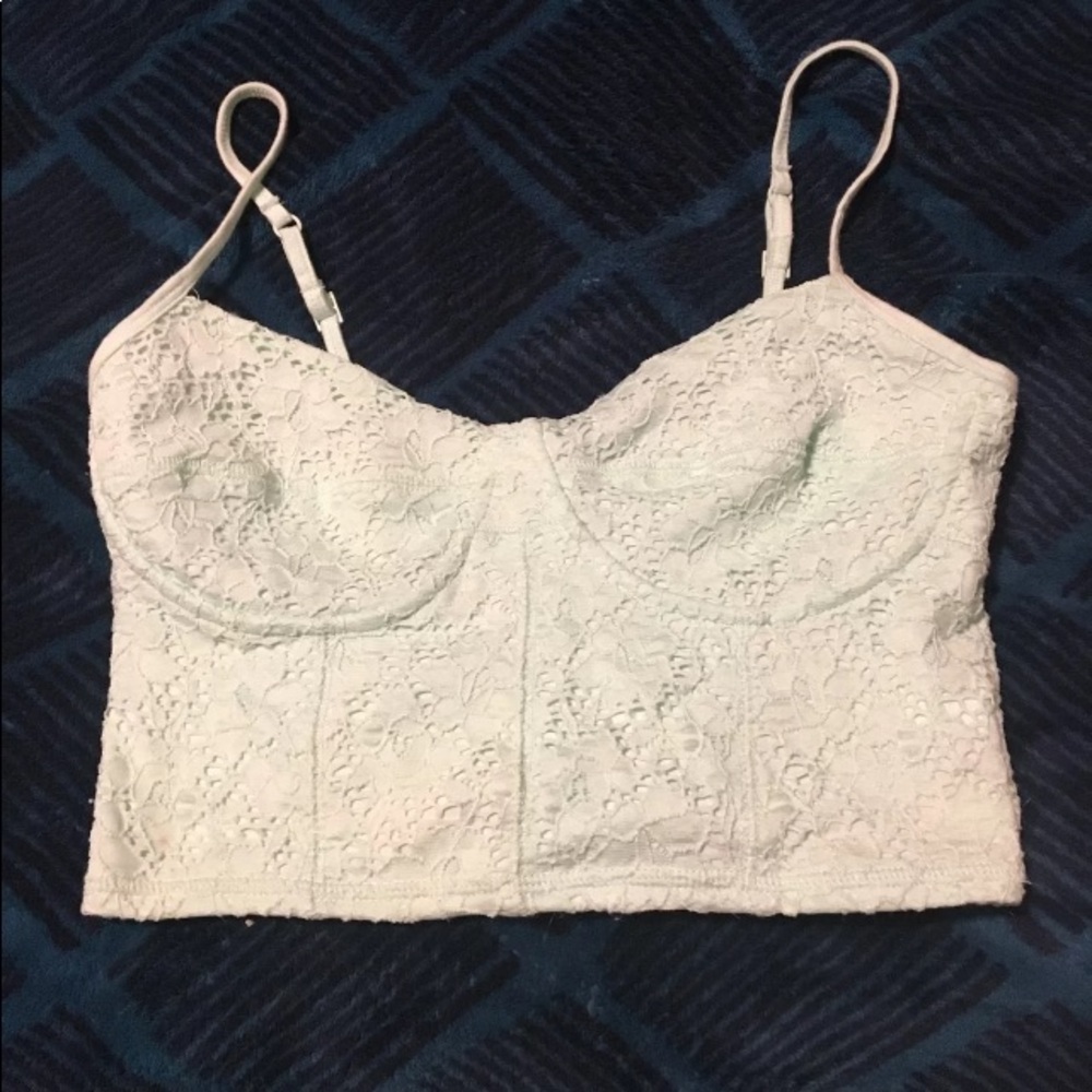 crop top/ bralette, Light turquoise from garage